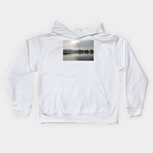 Misty Morning Reflections Kids Hoodie